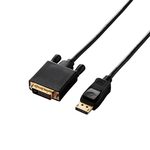 DVI�ϊ��P�[�u�� ELECOM �G���R�� CAC-DPDVI10BK DisplayPort�pDVI�ϊ��P�[�u�� ���[�J�[����