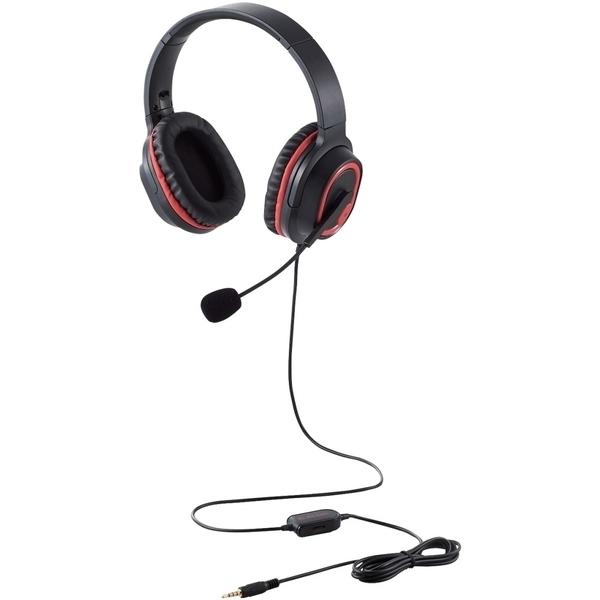 �w�b�h�Z�b�g ELECOM �G���R�� HS-G30BK �u���b�N �Q�[�~���O�w�b�h�Z�b�g HS-G30 �I�[�o�[�w�b�h ���[�J�[����