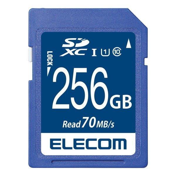SDJ[h ELECOM GR MF-FS256GU11R SDXCJ[h f[^T[rXt UHS-I U1 70MB/s 256GB [J[