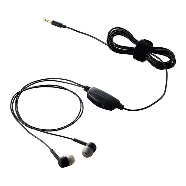 �e���r�p�C���z�� ELECOM �G���R�� EHP-TV11C3BK ��3.5mm 3�Ƀ~�j�v���O �X�e���I ������ �J�i���^ 3m Y�^ �u���b�N
