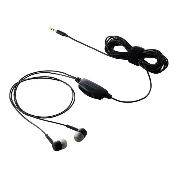 �e���r�p�C���z�� ELECOM �G���R�� EHP-TV11C5BK ��3.5mm 3�Ƀ~�j�v���O �X�e���I ������ �J�i���^ 5m Y�^ �u���b�N