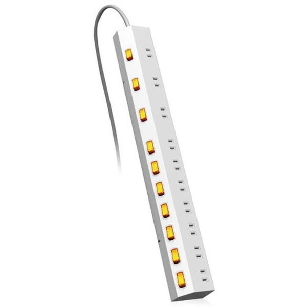 }`^bv ELECOM GR T-K7A-21025WH zCg R[h d^bv 2P 10 ] ʃXCb` 2.5 T[W قVb^[t [J[