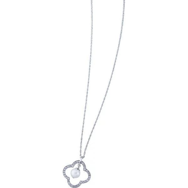 VALENTINO ネックレス 全長43cm パール 本真珠 オーバルモチーフ VALENTINO ネックレス 全長43cm パール 本真珠 オーバルモチーフ
