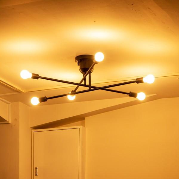 gram8 TC-1010-A60 BK/WH LED�d���Z�b�g 6���V�[�����O���C�g �L�����b�N A60 �u���b�N/�~���N