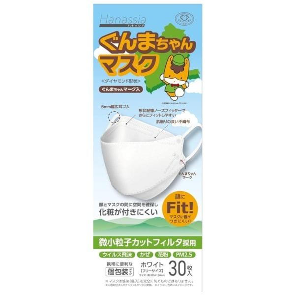 AI-WILL AW MASK GUNMA-CHAN Hanassia ハナッシア 3D-MASK 30枚入り ぐんまちゃん