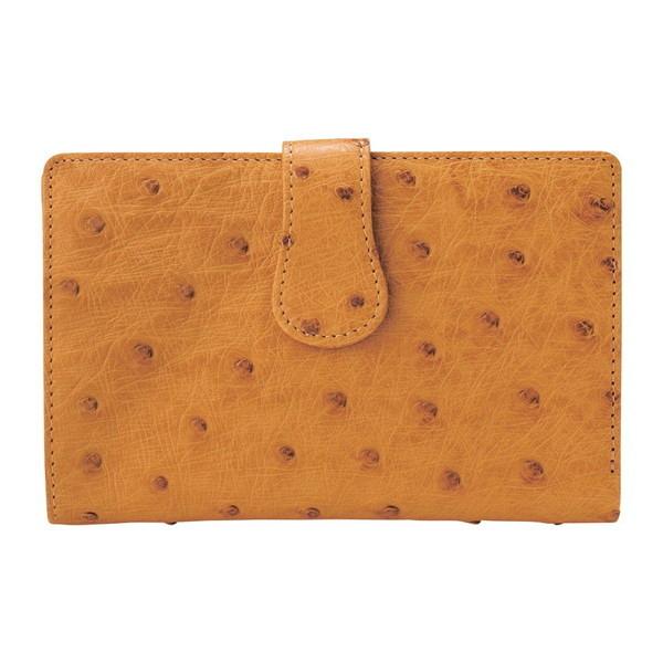 オストリッチ横長ベルト付財布 S-NO8500043YE チェスナット(代引不可)【送料無料】 オーストリッチ横長ベロ付財布チェスナット S-NO8500043YE : 総合通販