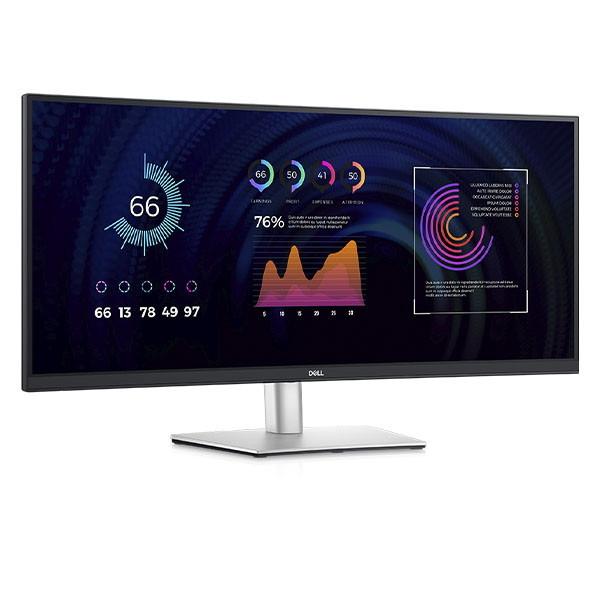 DELL P3424WE Dell 34インチ曲面USB-Cハブ モニター (34型/3440×1440 