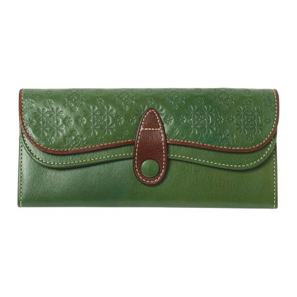 ヴァヒオ イタリアンレザー長財布 グリーン VP-2150 ヴァヒオ イタリアンレザー長財布 グリーン VP-2150 : 総合通販PREMOA