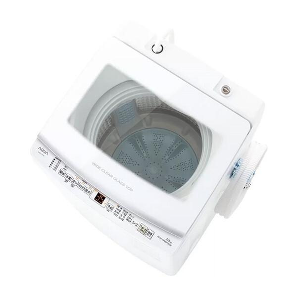 2018年製 アクア 7.0kg 全自動洗濯機 ホワイトAQUA AQW-GV70G-W
