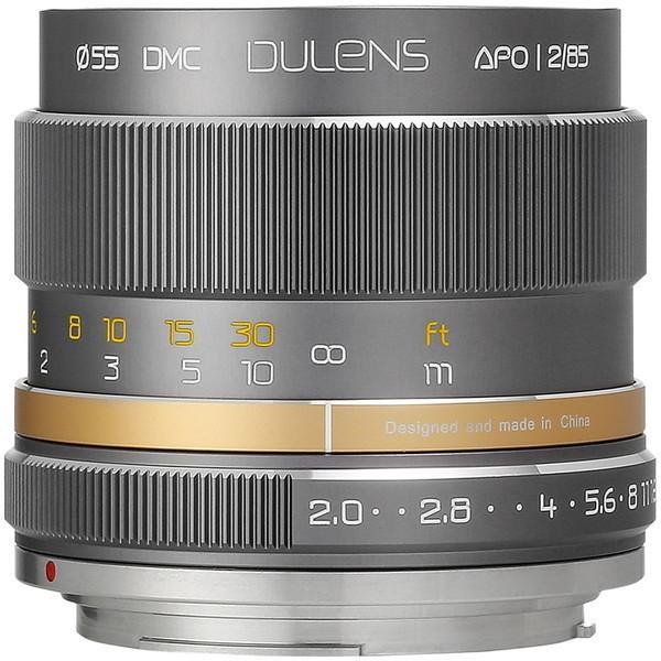 �ŋ� DULENS APO 85mm F2 �L���m��EF�}�E���g (�O���[) ���������Y