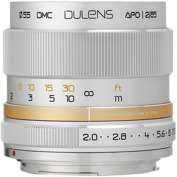 �ŋ� DULENS APO 85mm F2 �L���m��EF�}�E���g (�V���o�[) ���������Y