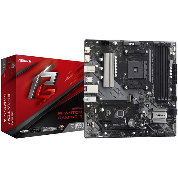ASRock B550M Phantom Gaming 4 MicroATX}U[{[h