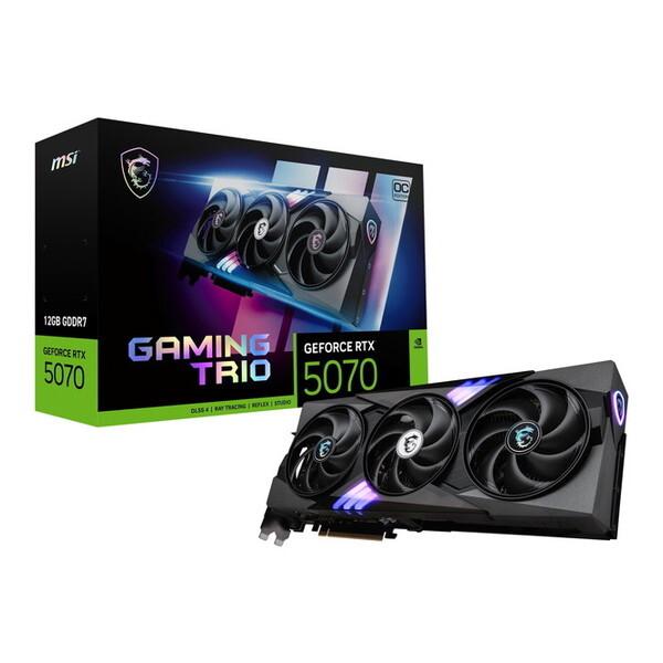 MSI GeForce RTX 5070 12G GAMING TRIO OC グラフィックボード MSI GeForce RTX 5070 12G GAMING TRIO OC グラフィックボード
