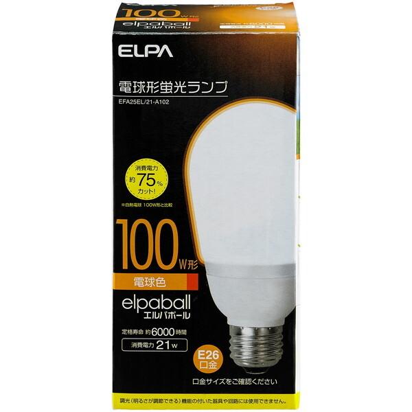 朝日電器 EFA25EL/21-A102 電球形蛍光灯 A形 100W形 : 総合通販PREMOA 