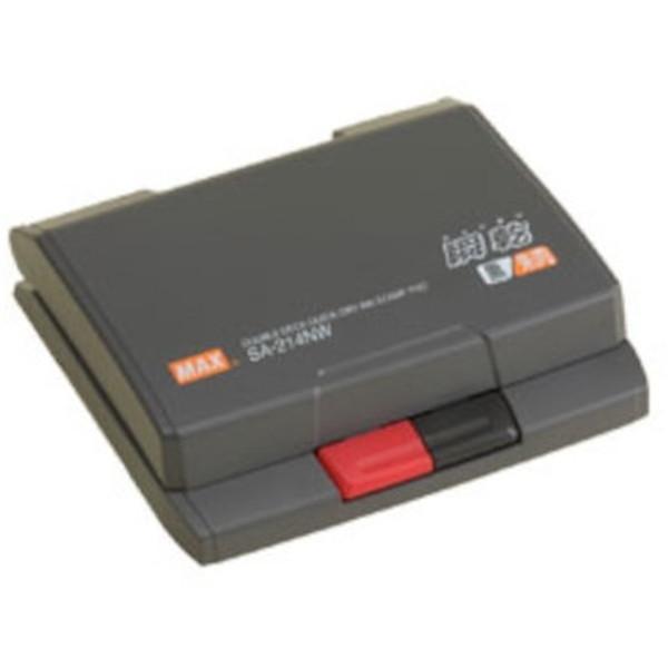 マックス（MAX） 瞬乾2段式ワンタッチスタンプ台 業務用 黒 朱肉