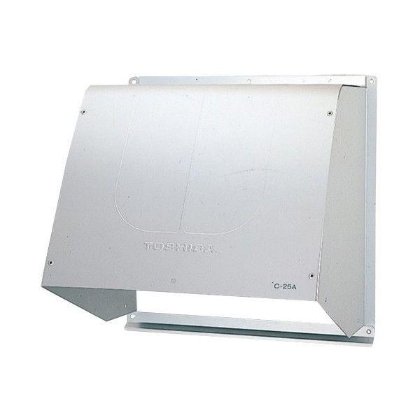 他サイト： 東芝 TOSHIBA C-25A 一般換気扇用 ウェザーカバー アルミ製 25cm用の商品画像