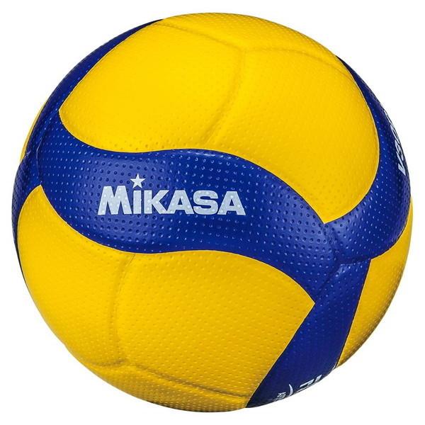 MIKASA V300W ブルー/イエロー バレーボール5号 検定球 国際公認球