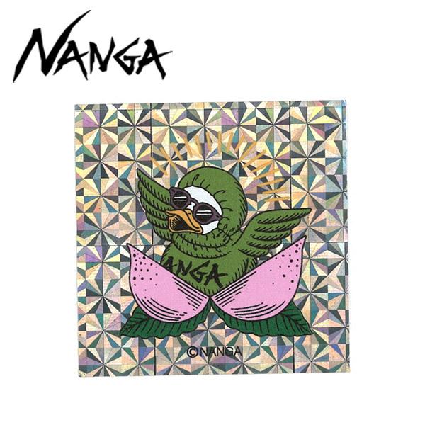 NANGA（ナンガ） HOLOGRAPHIC GAAACY SQUARE STICKER MOMO FREE NA2353