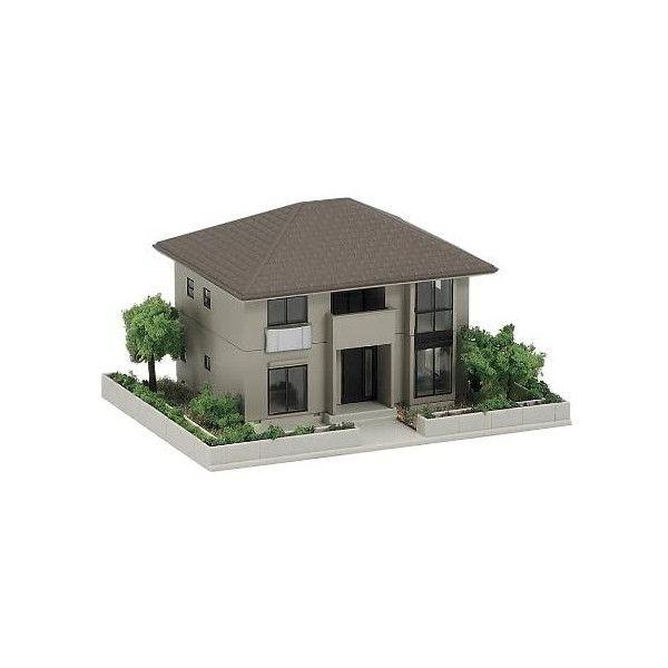 カトー 23-404A 庭のある家 2(ブラウン)