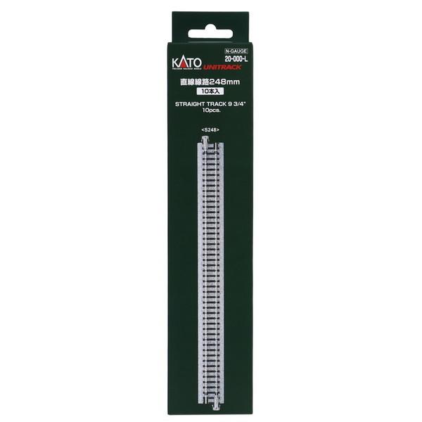 カトー（KATO） KATO 20-000-L 直線線路 248mm (10本入) : 総合通販