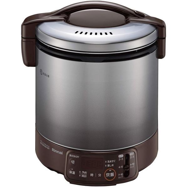 リンナイ「こがまる」 電子ジャー付きガス炊飯器(1升炊)、LP.プロパン専用 リンナイ（Rinnai） ガス炊飯器 1升炊き こがまる RR-100VQT(DB)-LP