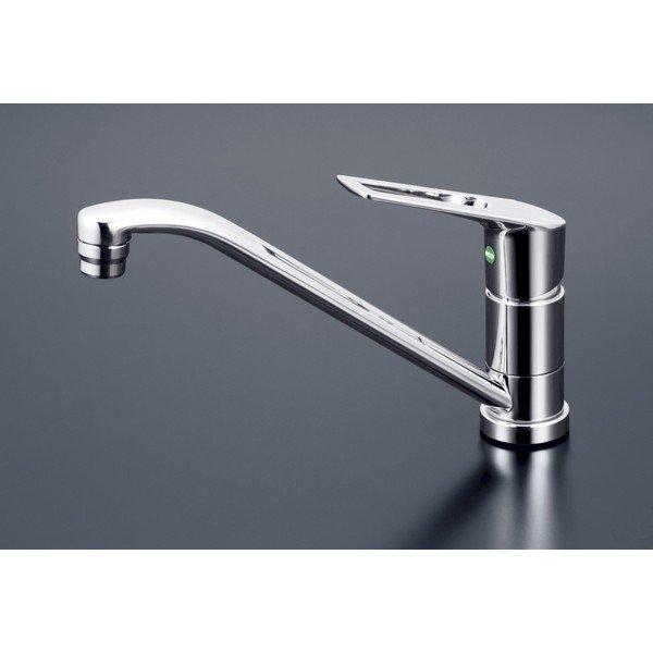 KVK 流し台用シングルレバー式混合栓(eレバー)(寒冷地用) KM5011ZTEC