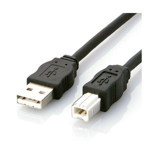 USB�P�[�u�� ELECOM �G���R�� USB2-ECO30 �u���b�N 3.0m �G�RUSB�P�[�u��(A-B)