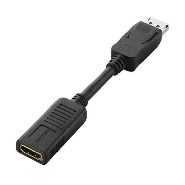 HDMIϊP[u ELECOM GR AD-DPHBK DisplayPort-HDMI [J[