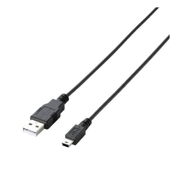 ELECOM U2C-JM05BK �u���b�N �G�RUSB2.0�P�[�u��(0.5m/A-miniB�^�C�v)