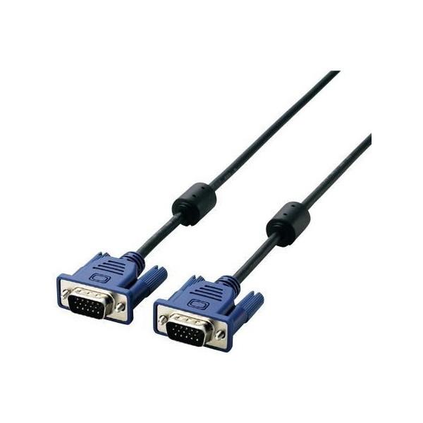 �f�B�X�v���C�P�[�u�� ELECOM �G���R�� CAC-50BK/RS RoHS���� D-Sub15�s��(�~�j)�P�[�u�� 5.0m