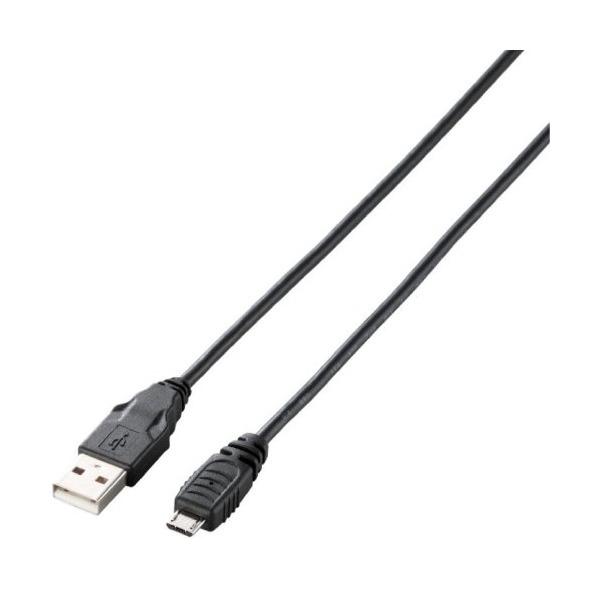 USB�P�[�u�� ELECOM �G���R�� U2C-AMB15BK A-MicroB�^�C�v 1.5m