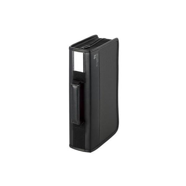���f�B�A�P�[�X ELECOM �G���R�� CCD-SSB96BK CD DVD Blu-ray�P�[�X �t�@�X�i�[�t 96�����[ �u���b�N