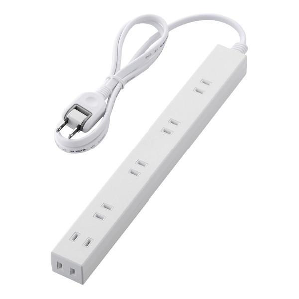 �}���`�^�b�v ELECOM �G���R�� T-NSLK-2610WH �L�X�^�b�v �ق���h�~�V���b�^�[�t�� ���K�[�h �X�����^�b�v 6�� 1.0m �z���C�g