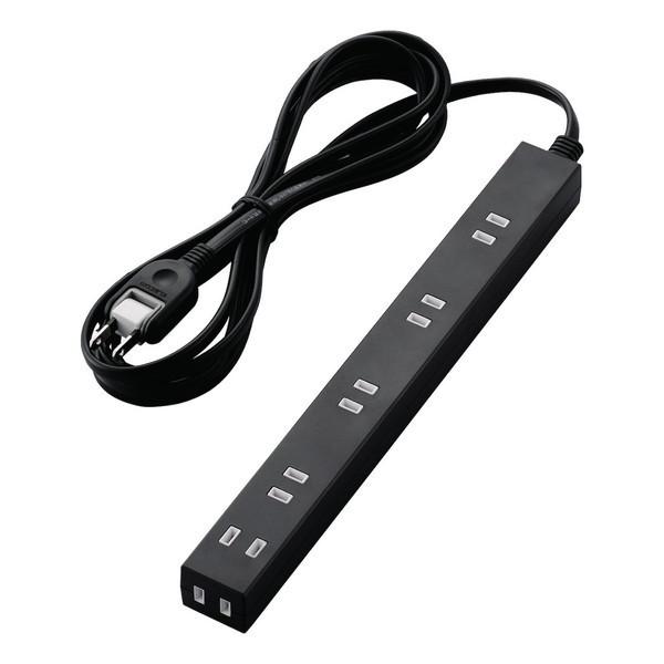 �}���`�^�b�v ELECOM �G���R�� T-NSLK-2630BK �L�X�^�b�v �ق���h�~�V���b�^�[�t�� ���K�[�h �X�����^�b�v 6�� 3.0m �u���b�N ���[�J�[����