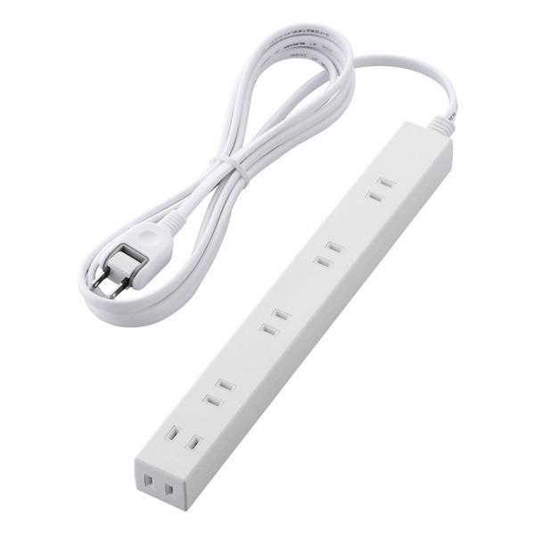 �}���`�^�b�v ELECOM �G���R�� T-NSLK-2630WH �L�X�^�b�v �ق���h�~�V���b�^�[�t�� ���K�[�h �X�����^�b�v 6�� 3.0m �z���C�g ���[�J�[����