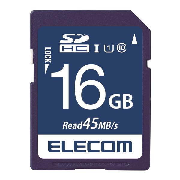 SDJ[h ELECOM GR MF-FS016GU11R SDHCJ[h f[^T[rXt UHS-I U1 45MB/s 16GB