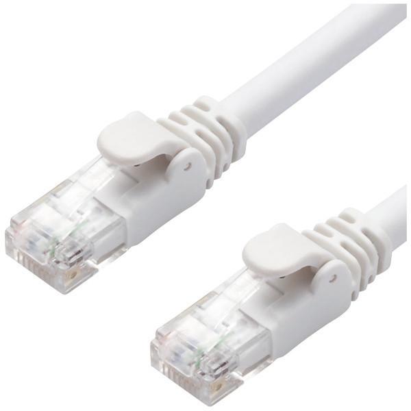 LAN�P�[�u�� ELECOM �G���R�� LD-GPA/WH10 CAT6A �X�^���_�[�h 10m �z���C�g