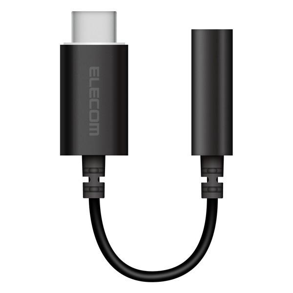 ϊP[u ELECOM GR EHP-C35DS01BK Type-C-4Ƀ3.5mmXeI~jvOϊP[u fUCϋv ubN