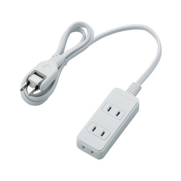 �}���`�^�b�v ELECOM �G���R�� T-S02-2310WH �X�C���O�v���O�d���^�b�v 3�� 1.0m �z���C�g