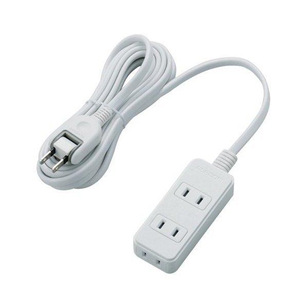 �}���`�^�b�v ELECOM �G���R�� T-S02-2330WH �X�C���O�v���O�d���^�b�v 3�� 3.0m �z���C�g