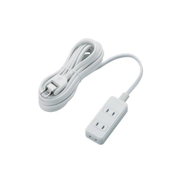 �}���`�^�b�v ELECOM �G���R�� T-ST02-22350WH �X�C���O�v���O�d���^�b�v 3�� �ق���h�~�V���b�^�[�t�� 5.0m �z���C�g