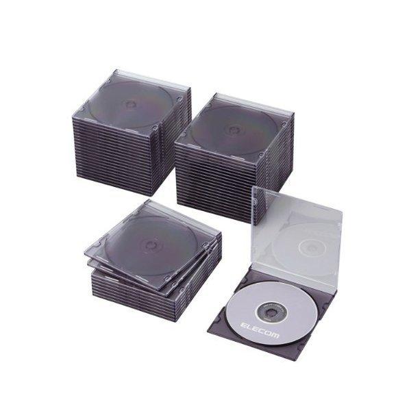 fBAP[X ELECOM GR CCD-JSCS50CBK Blu-ray/DVD/CDP[X 50Zbg X vP[X 1[ NAubN