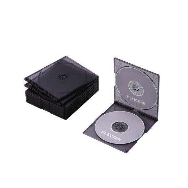 fBXNP[X ELECOM GR CCD-JSCSW10CBK Blu-ray/DVD/CDP[X 10Zbg X vP[X 2[ NAubN