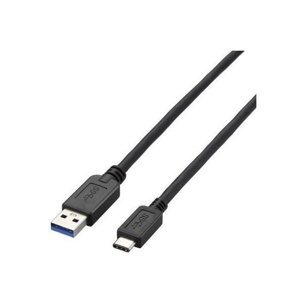 USBP[u ELECOM GR USB3-AC10BK USB3.1P[u A-C^Cv m[} 1m ubN