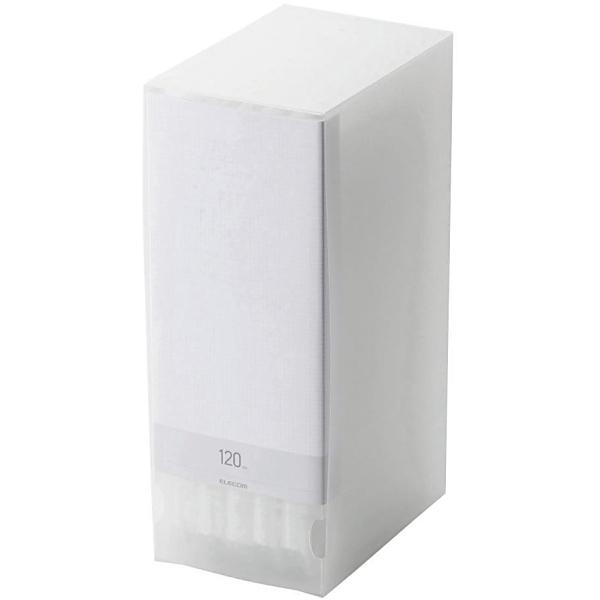 �f�B�X�N�t�@�C�� ELECOM �G���R�� CCD-FB120CR Blu-ray/DVD/CD�p�f�B�X�N�t�@�C�� 120�����[ �N���A