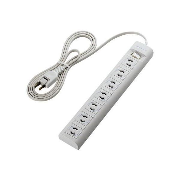 �}���`�^�b�v ELECOM �G���R�� T-Y3A-2720WH OA�^�b�v 2P 7�� �}�O�l�b�g �����~�� �X�C�b�` 2m