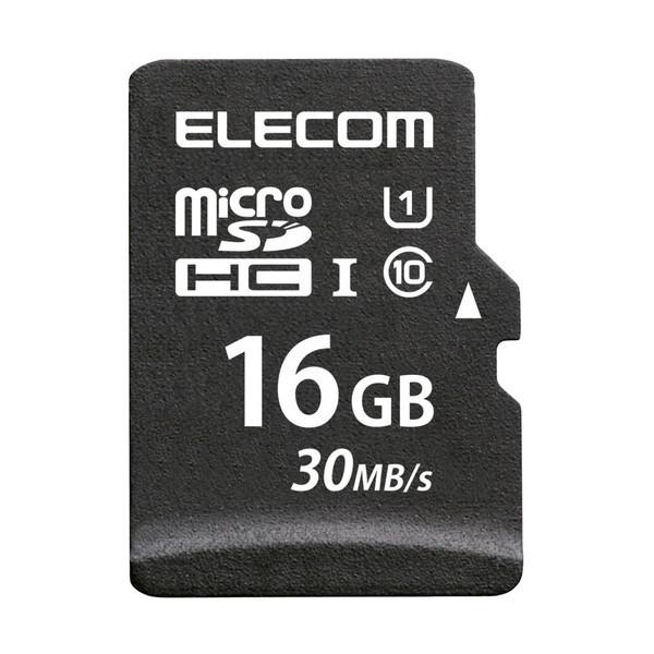 SDJ[h ELECOM GR MF-MS016GU11LRA microSDHCJ[h f[^T[rXt UHS-I 30MB/s 16GB