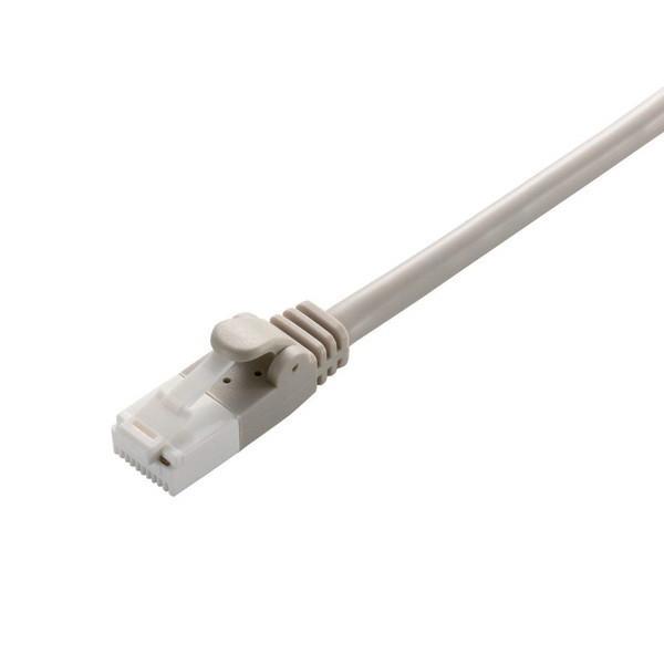 LAN�P�[�u�� ELECOM �G���R�� LD-GPT/LG5/RS �c���܂�h�~ Cat6�Ή� 5m ���C�g�O���[