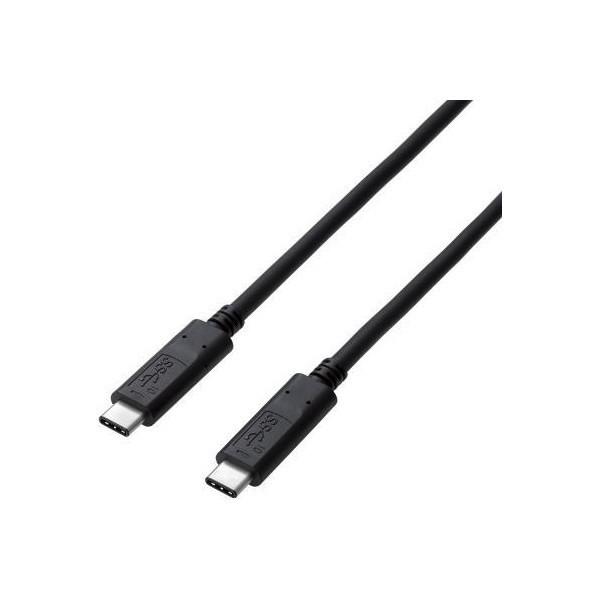 USBP[u ELECOM GR USB3-CCP10NBK USB3.1P[u Gen2 C-C^Cv Fؕi PDΉ 3Ao 1.0m ubN [J[