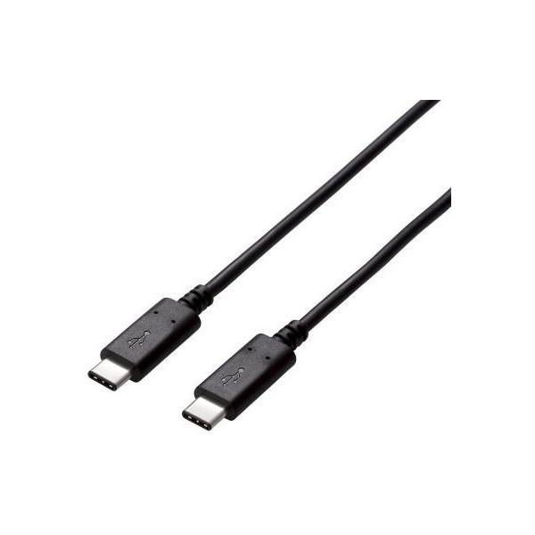 USBP[u ELECOM GR USB3-CC5P05NBK USB3.1P[u Gen2 C-C^Cv Fؕi PDΉ 5Ao 0.5m ubN [J[